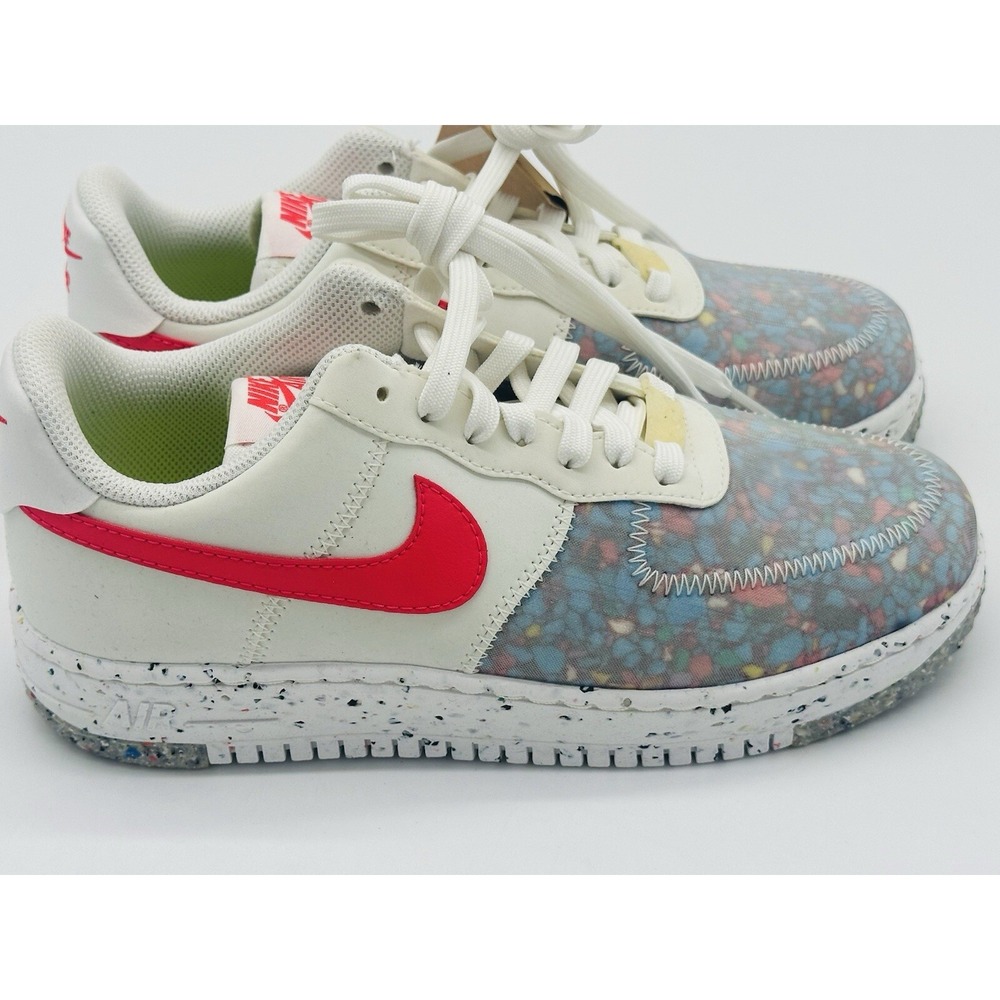 Women's Size 7 - Nike Air Force 1 Crater Summit White CT1986-100 No Box Lid